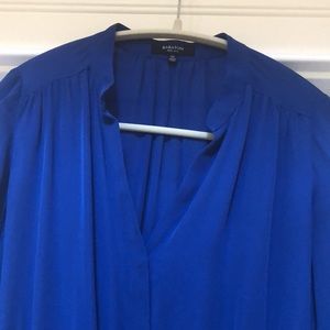 Babaton Sapphire blue silk dress